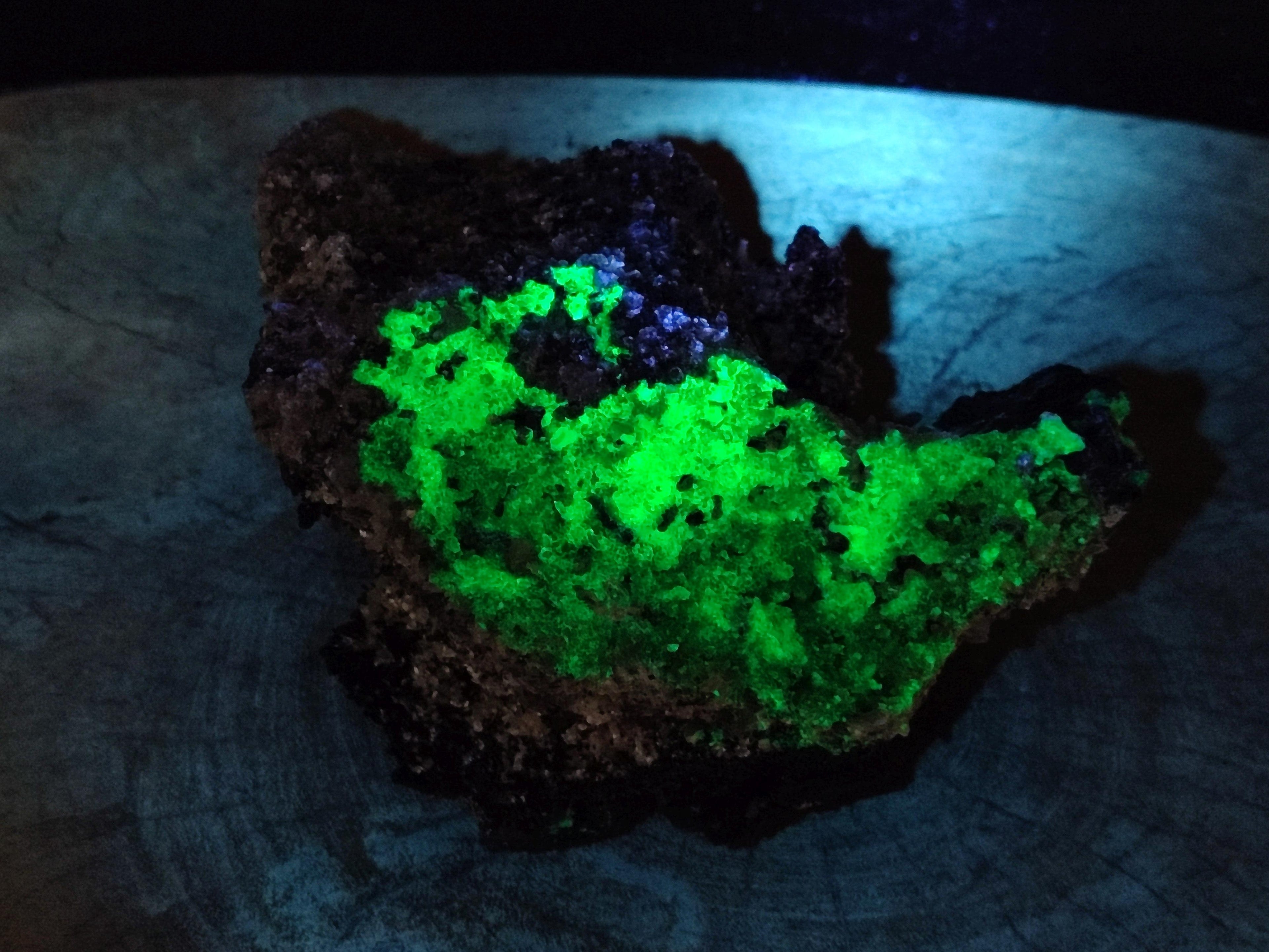 Natural Schorl Black Tourmaline With Hyalite And Mica x 1 From Erongo, Namibia