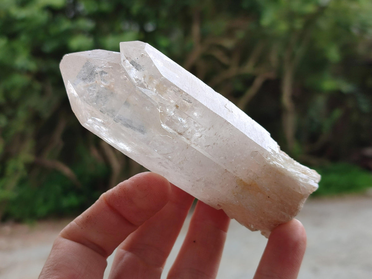 Natural Clear Quartz Crystals x 16 From Madagascar