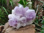 Natural Jacaranda Amethyst Crystal Clusters x 2 From Mumbwa, Zambia