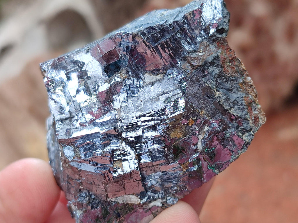 Natural Bright Silver Lead Galena Cobbed Specimens x 12 From Kaokoveld, Namibia