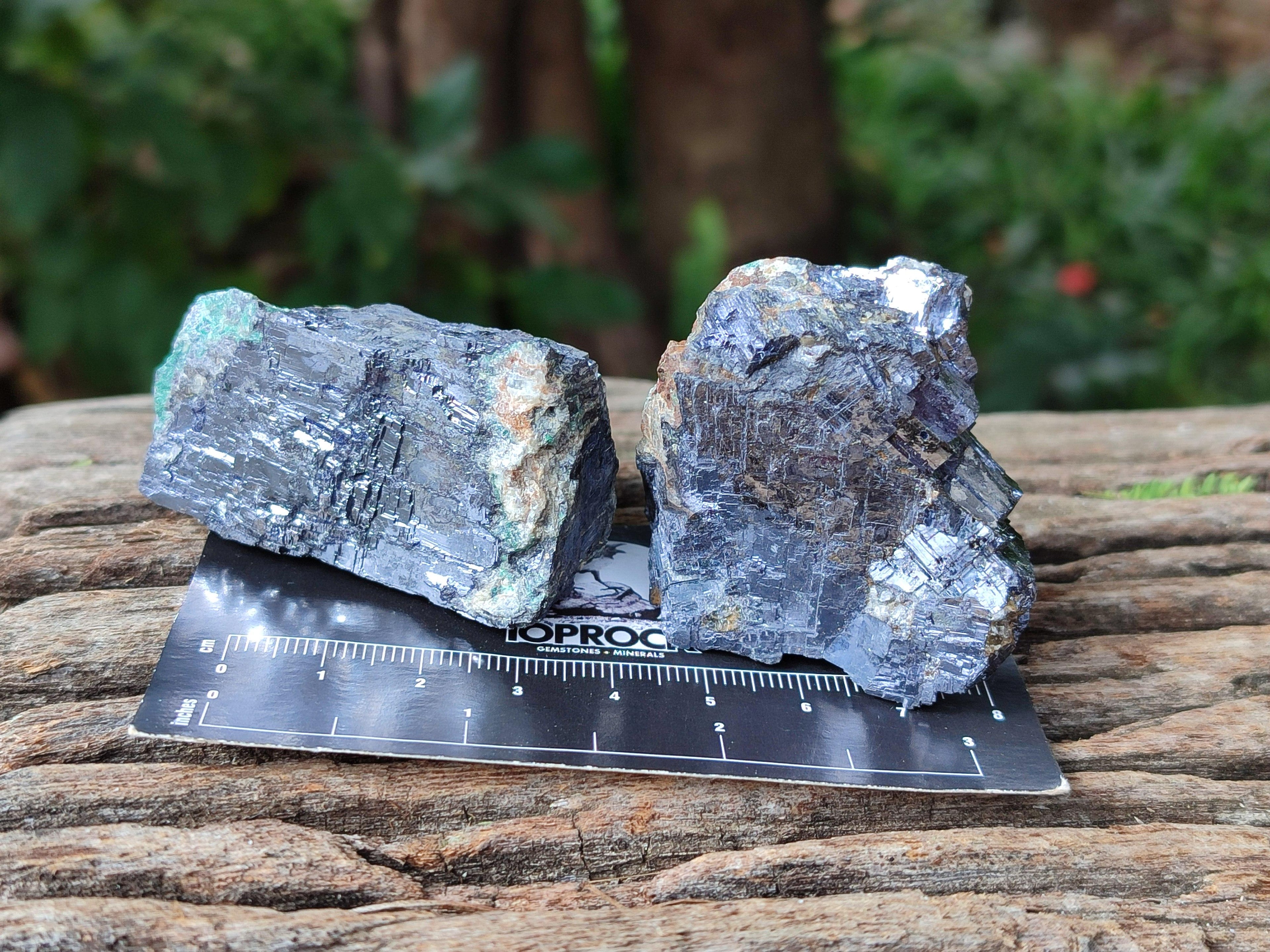 Natural Bright Silver Lead Galena Cobbed Specimens x 12 From Kaokoveld, Namibia