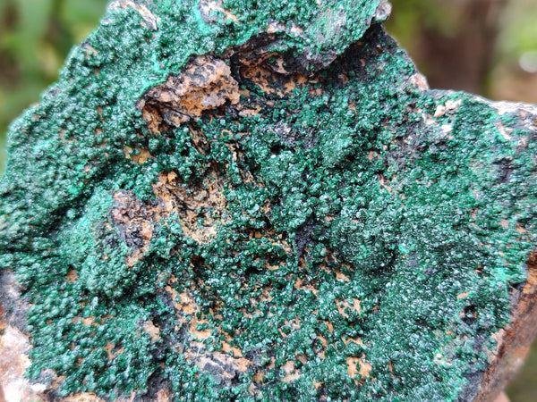 Natural Crystalline Malachite Specimens x 2 From Tenke Fungurume, Congo