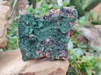 Natural Crystalline Malachite Specimens x 2 From Tenke Fungurume, Congo