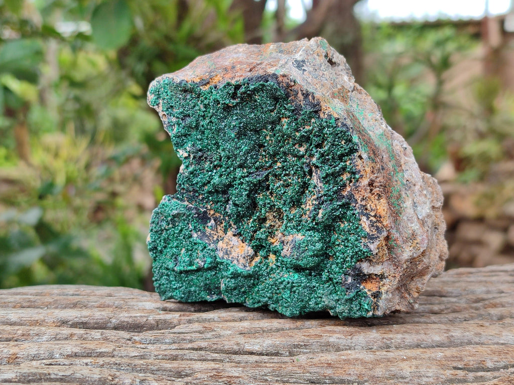 Natural Crystalline Malachite Specimens x 2 From Tenke Fungurume, Congo
