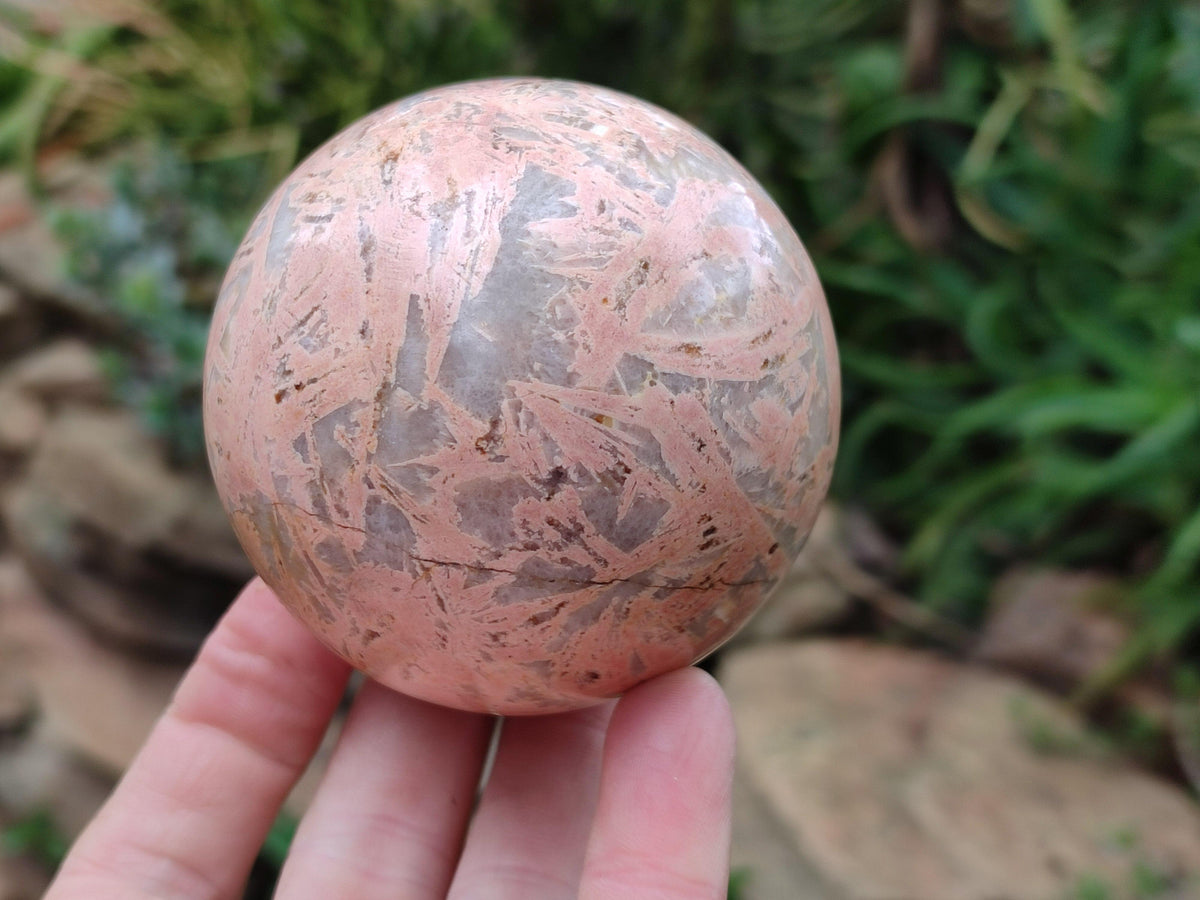Polished Runestone Moonstone Feldspar Spheres x 4 From Madagascar