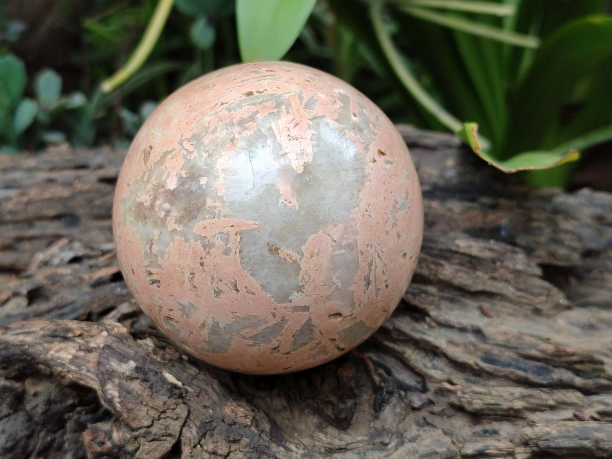 Polished Runestone Moonstone Feldspar Spheres x 4 From Madagascar