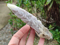Natural Drusy Quartz Coated Calcite Pseudomorph Crystals x 6 From Alberts Mountain, Lesotho