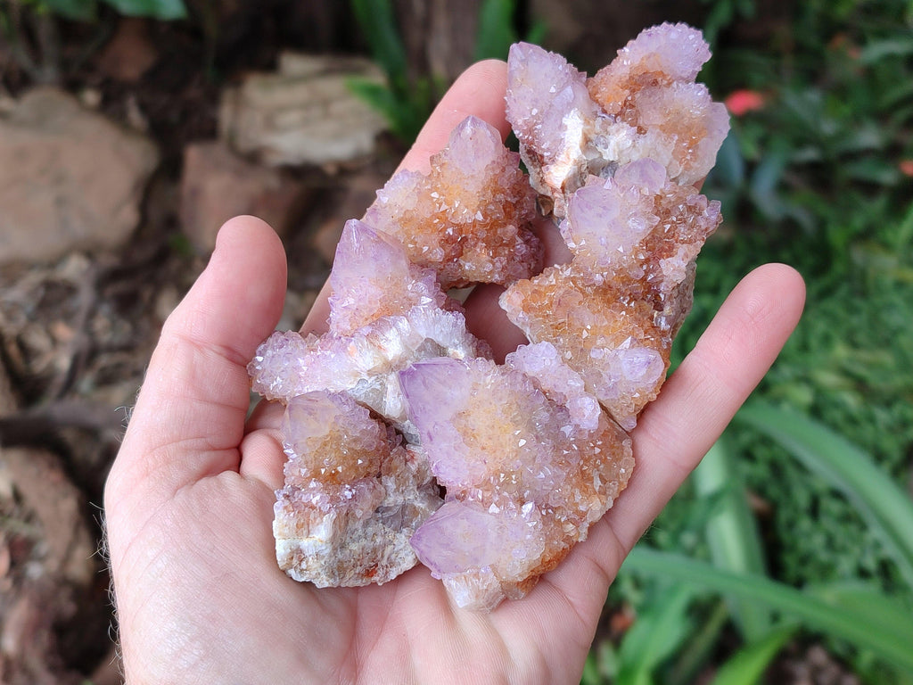 Natural Ametrine Spirit Crystals And Clusters x 20 From Boekenhouthoek, South Africa