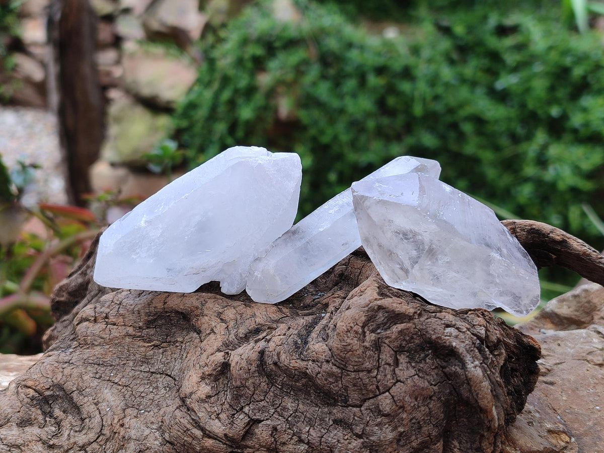 Natural Double Terminated Clear Quartz Crystals x 35 From Madagascar