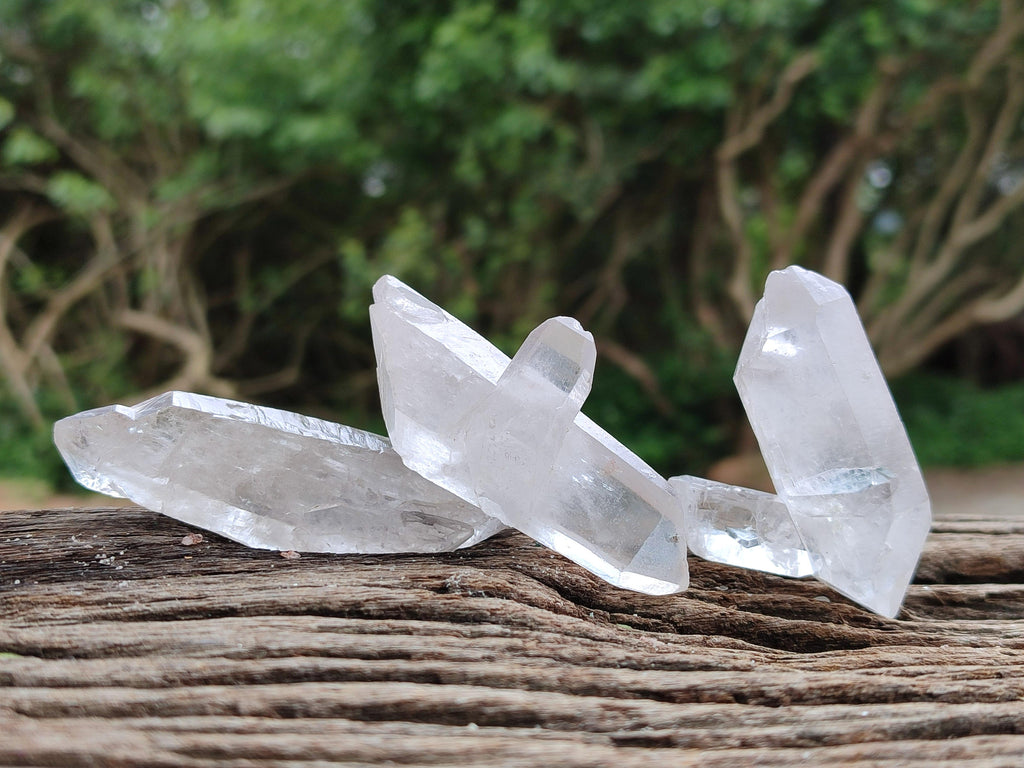 Natural Double Terminated Clear Quartz Crystals x 35 From Madagascar
