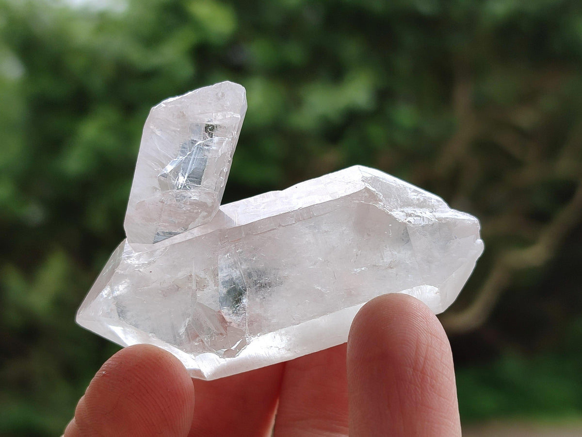 Natural Double Terminated Clear Quartz Crystals x 35 From Madagascar