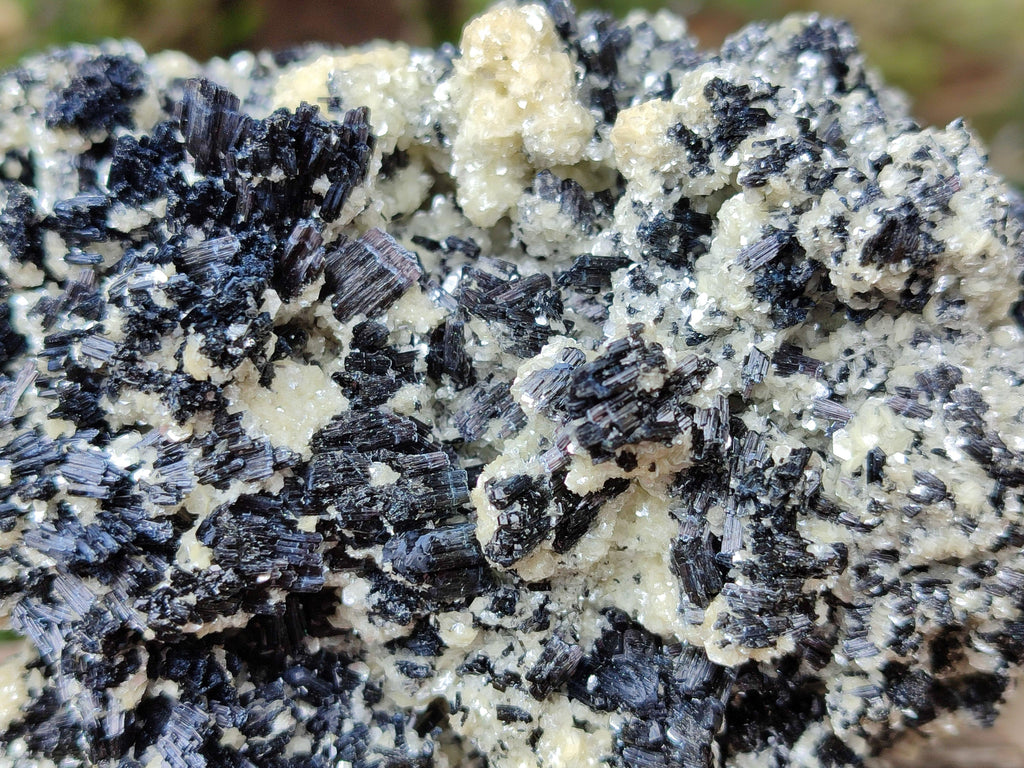 Natural Schorl Black Tourmaline with Vermiculite x 2 From Erongo, Namibia