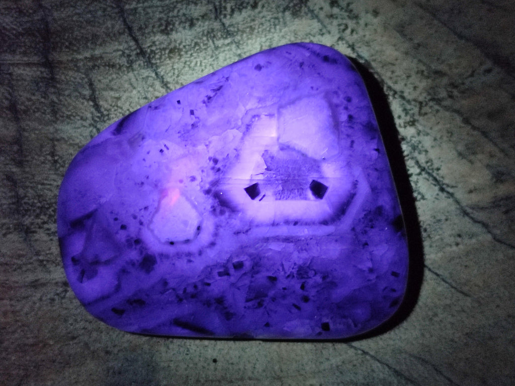 Polished Watermelon Fluorite Free Forms x 6 From Uis, Namibia