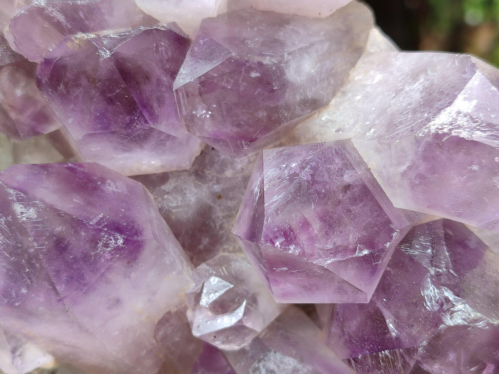 Natural Jacaranda Amethyst Crystal Clusters x 2 From Mumbwa, Zambia