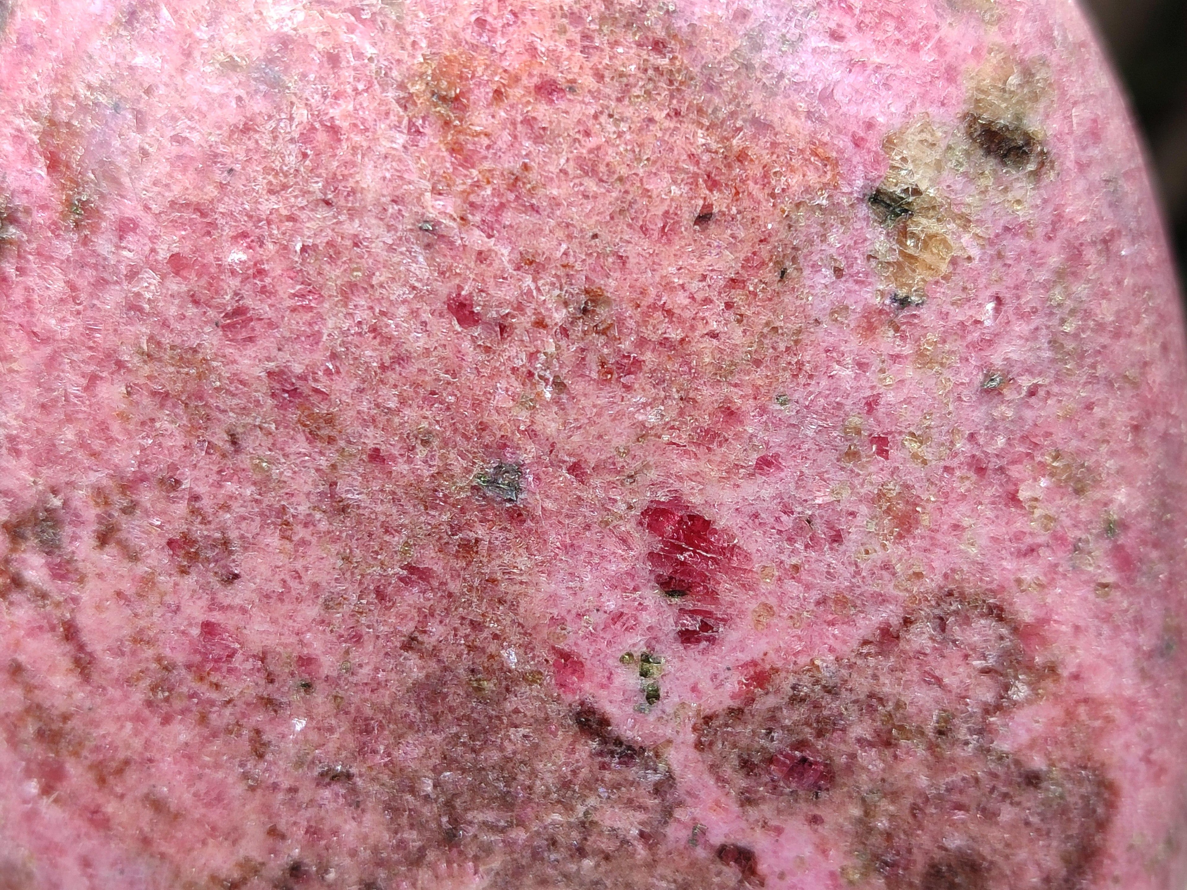 Polished Rhodonite Standing Free Form x 1 From Ambindavato, Madagascar