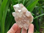 Natural Small Selected Luena Smokey Phantom Quartz Crystals x 12 From Congo