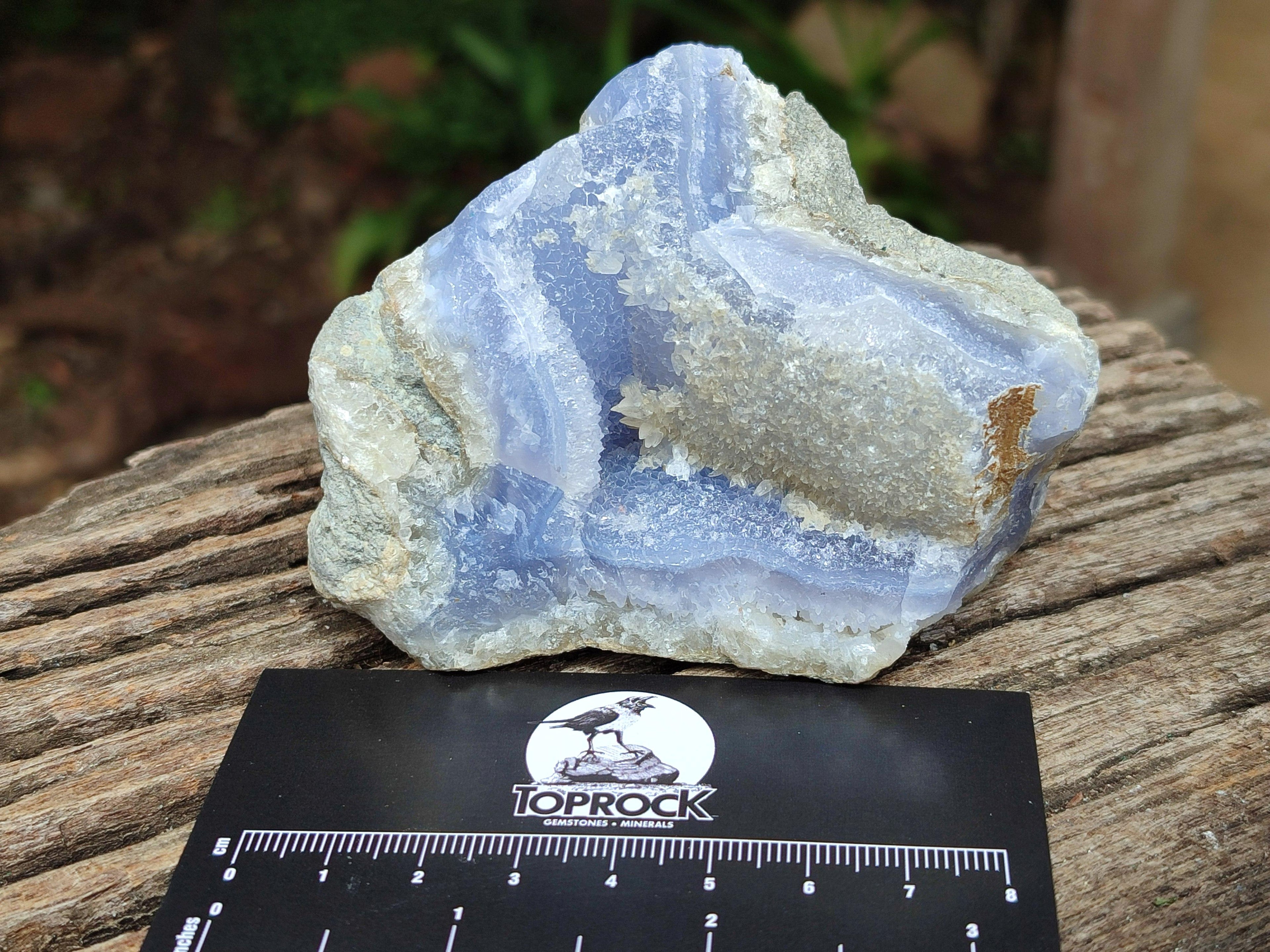 Natural Blue Lace Agate Geode Specimens x 6 From Nsanje, Malawi