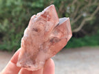 Natural Red Hematoid Quartz Clusters And Crystals x 6 From Karoi, Zimbabwe