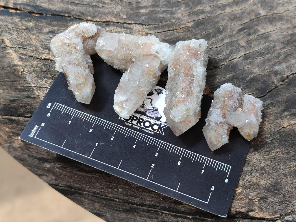 Natural Golden Limonite Spirit Quartz Crystals x 70 From Boekenhouthoek, South Africa