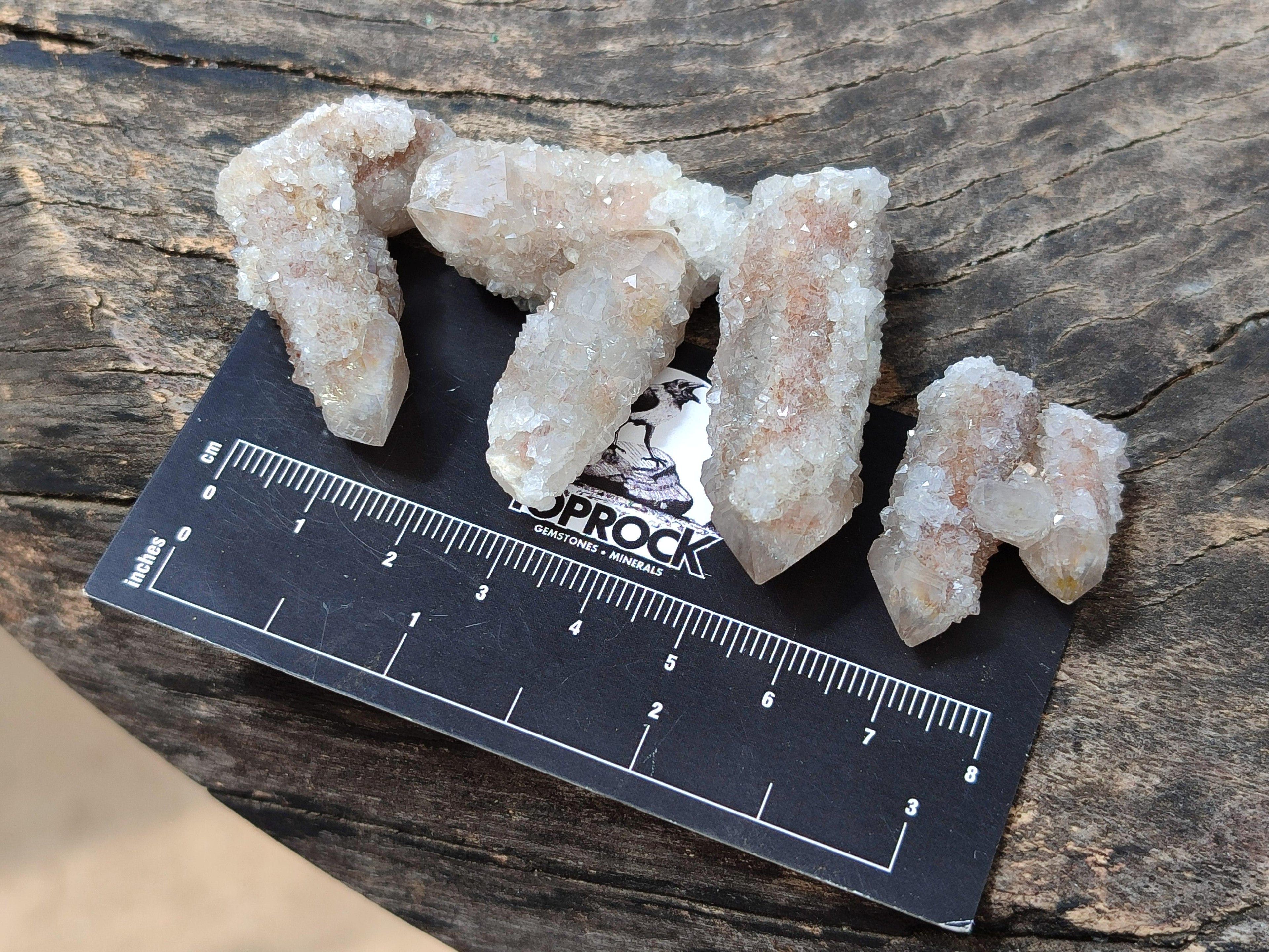 Natural Golden Limonite Spirit Quartz Crystals x 70 From Boekenhouthoek, South Africa