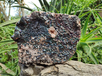 Natural Large Goethite Coated Blacknite Quartz Cluster x 1 From Madagascar