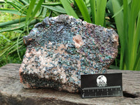 Natural Large Goethite Coated Blacknite Quartz Cluster x 1 From Madagascar