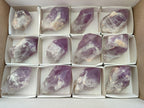 Polished Jacaranda Amethyst Crystals x 12 From Mumbwa, Zambia