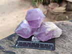 Polished Jacaranda Amethyst Crystals x 12 From Mumbwa, Zambia