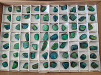 Polished Azurite And Flower Banded Malachite Free Forms x 70 From Congo