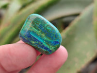 Polished Azurite And Flower Banded Malachite Free Forms x 70 From Congo