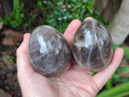 Polished Smokey Quartz Eggs x 5 From Madagascar