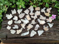 Natural Clear Quartz Crystal Clusters x 70 From Madagascar
