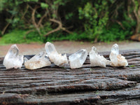 Natural Clear Quartz Crystal Clusters x 70 From Madagascar
