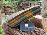 Natural Large Golden Blue Tigers Eye Slab x 1 From Prieska, South Africa