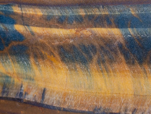 Natural Large Golden Blue Tigers Eye Slab x 1 From Prieska, South Africa
