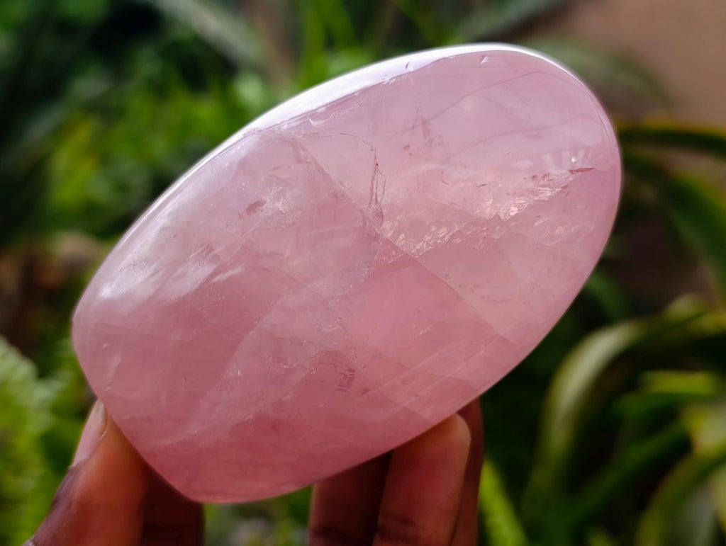 Polished Rose Quartz Standing Free Form x 4 From Madagascar