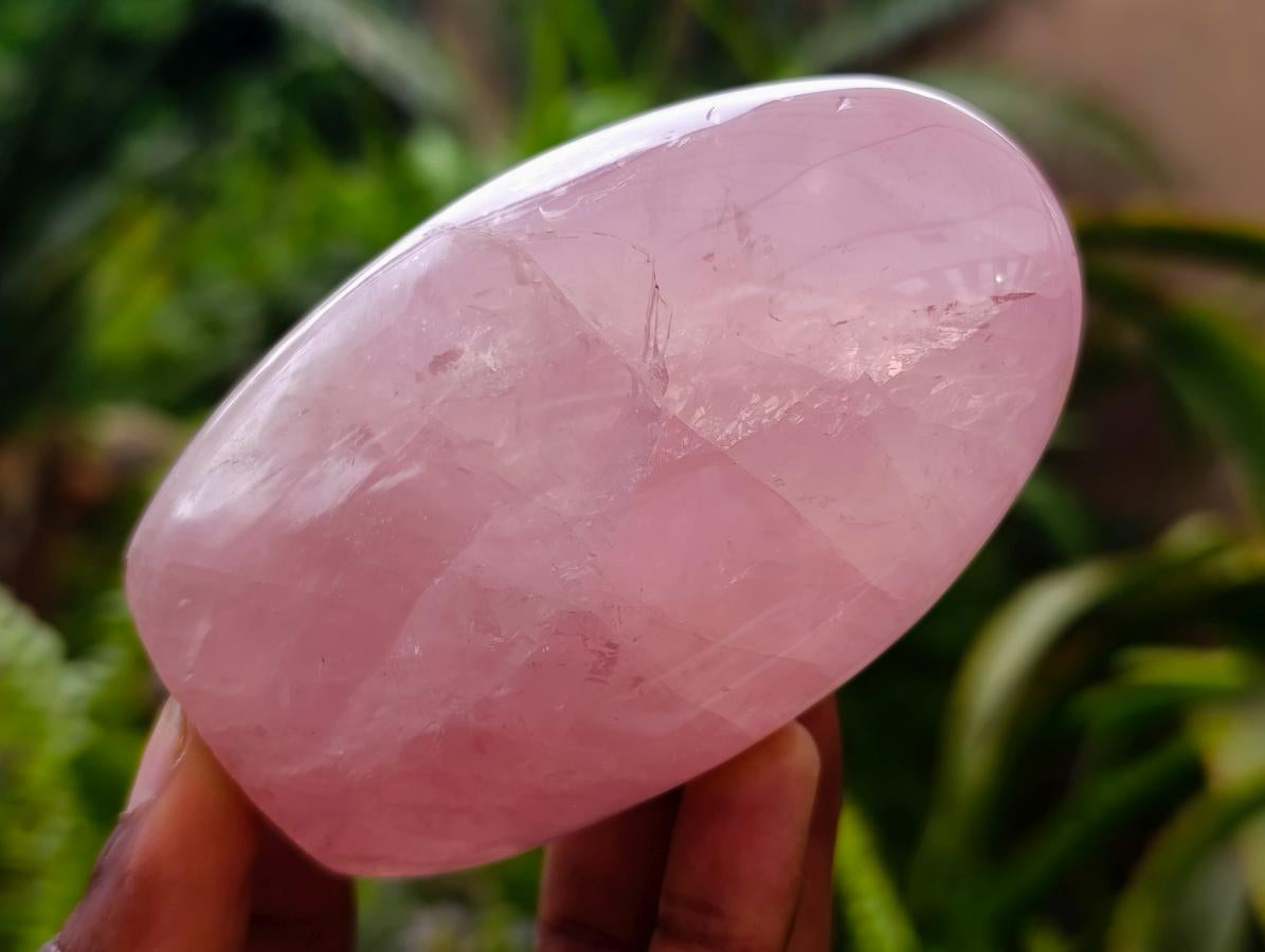 Polished Rose Quartz Standing Free Form x 4 From Madagascar