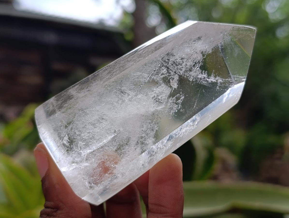 Polished Clear Quartz Crystals x 6 From Madagascar - Toprock Gemstones and Minerals 