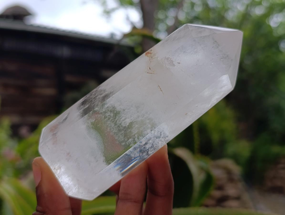 Polished Clear Quartz Crystals x 6 From Madagascar - Toprock Gemstones and Minerals 