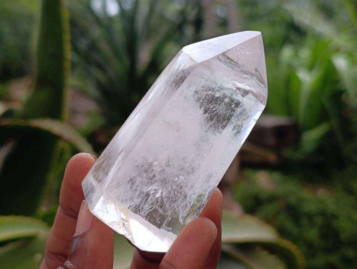 Polished Clear Quartz Crystals x 6 From Madagascar - Toprock Gemstones and Minerals 