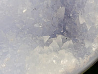 Polished Blue Lace Agate Standing Free Forms x 3 From Nsanje, Malawi