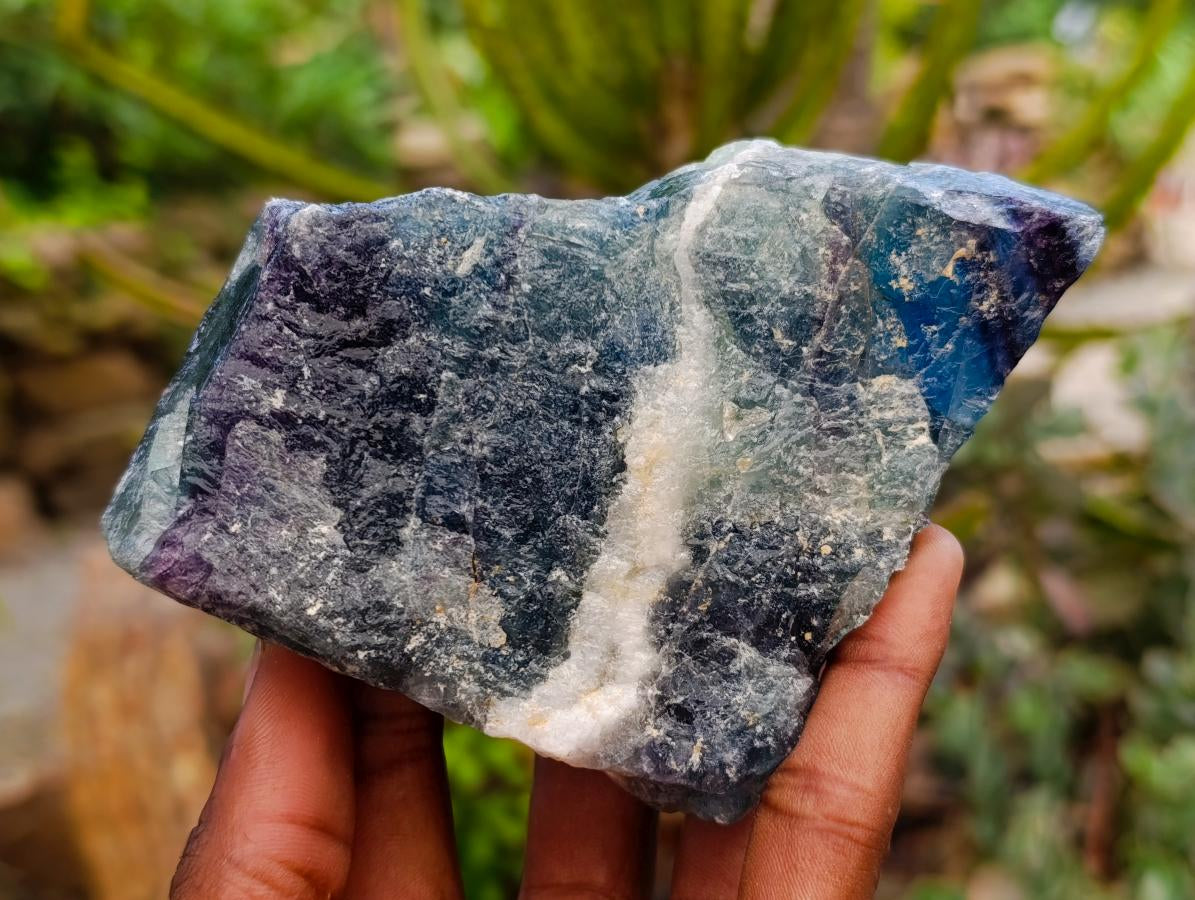 Natural Watermelon Fluorite Cobbed Specimens x 12 From Uis, Namibia