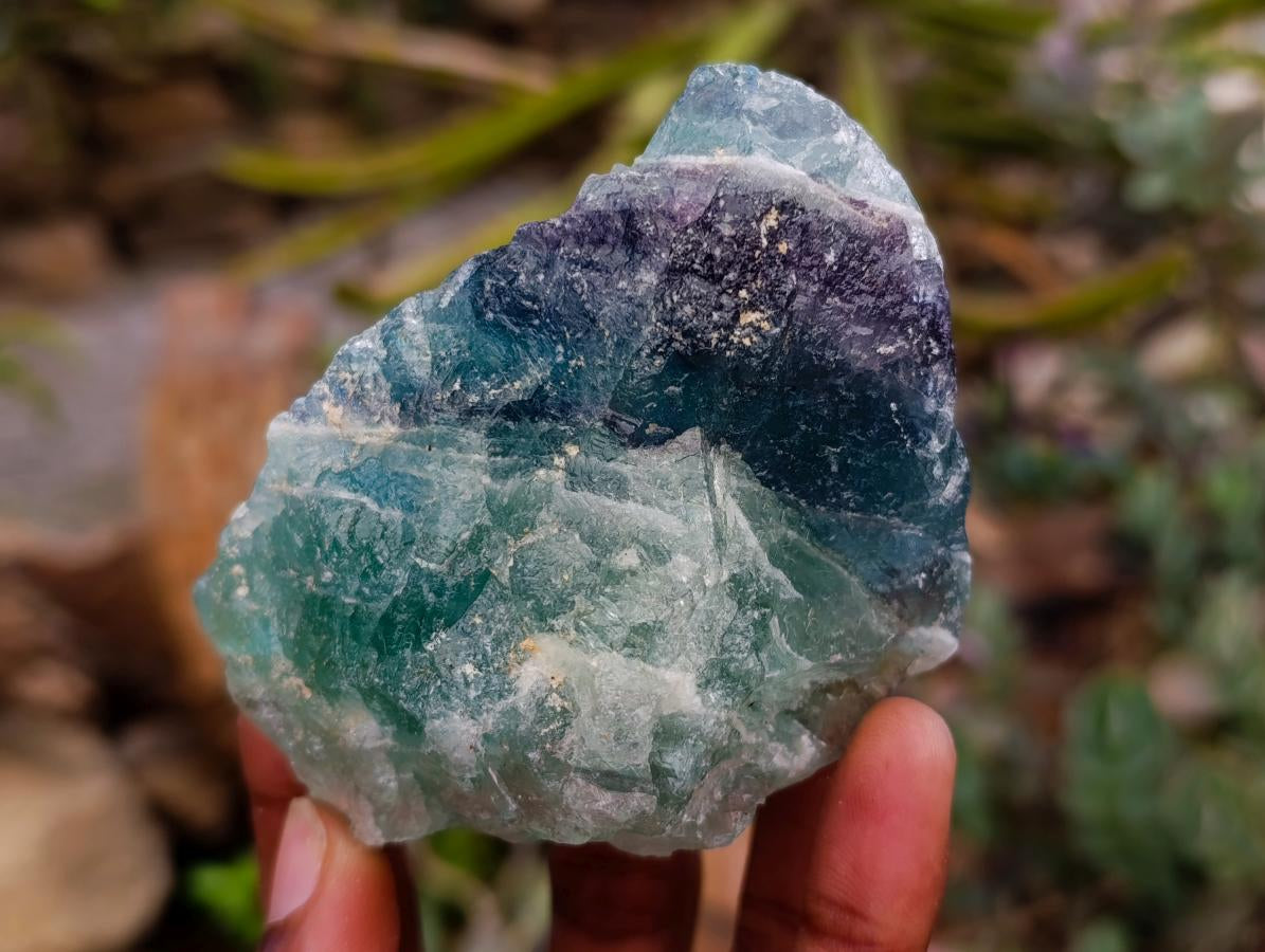 Natural Watermelon Fluorite Cobbed Specimens x 12 From Uis, Namibia