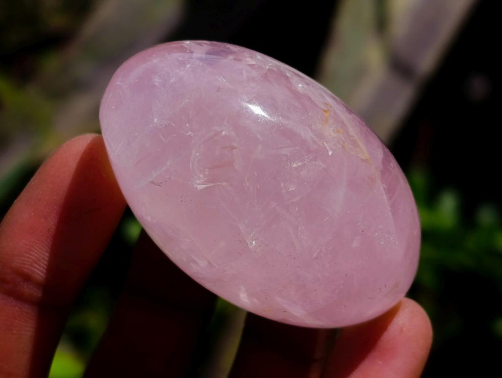 Polished Rose Quartz Palm Stones x 20 From Madagascar