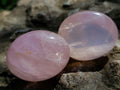 Polished Rose Quartz Palm Stones x 20 From Madagascar
