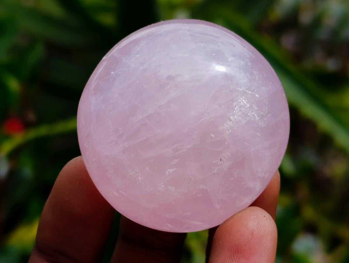 Polished Rose Quartz Palm Stones x 20 From Madagascar