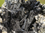 Natural Schorl Black Tourmaline with Vermiculite x 3 From Erongo, Namibia