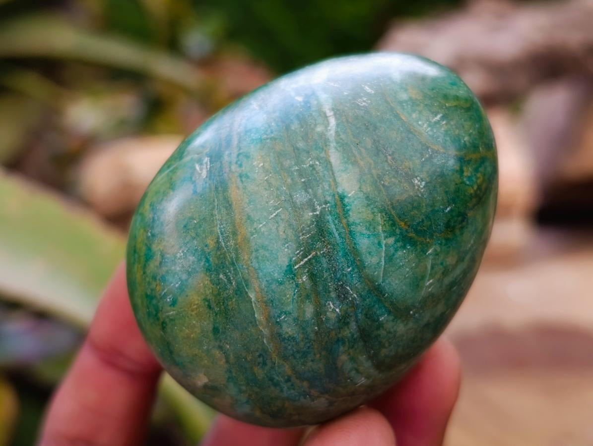 Polished Verdite Eggs x 12 From Zimbabwe
