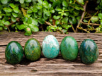 Polished Verdite Eggs x 12 From Zimbabwe