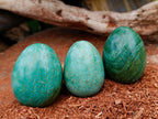 Polished Verdite Eggs x 12 From Zimbabwe